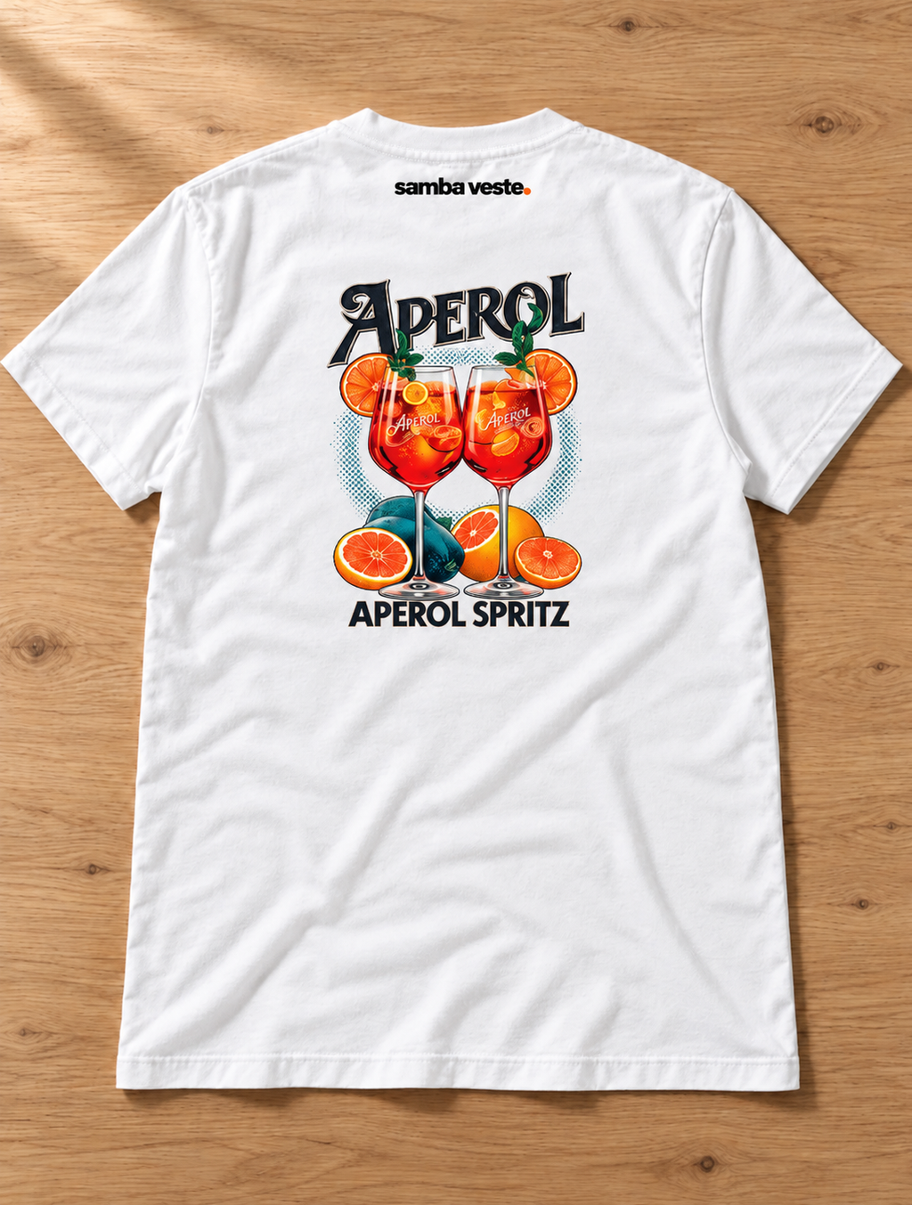 Camiseta Aperol Spritz — Branca