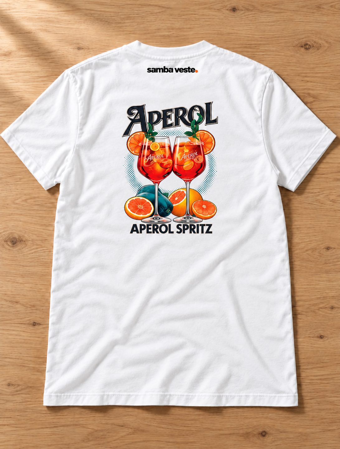 Camiseta Aperol Spritz — Branca